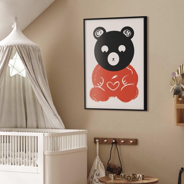 Poster - Thoughtful Bear