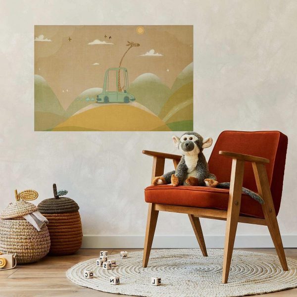 Poster - Traveling Giraffe