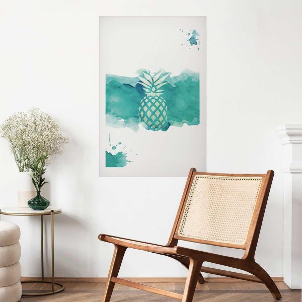 Poster - Watercolor Pineapple