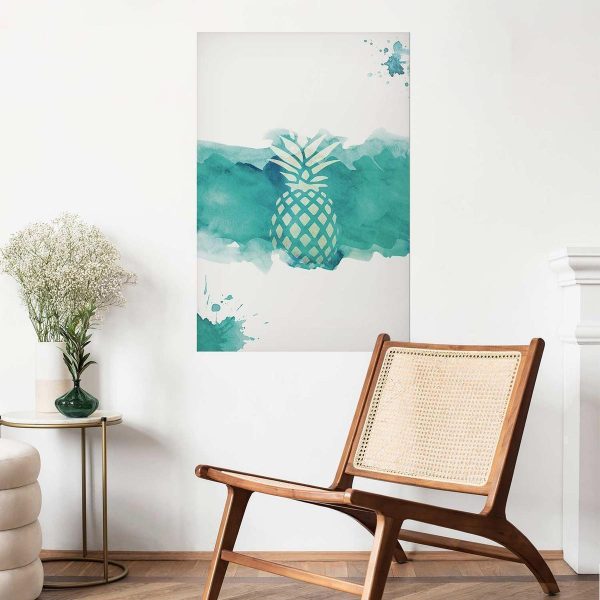 Poster - Watercolor Pineapple