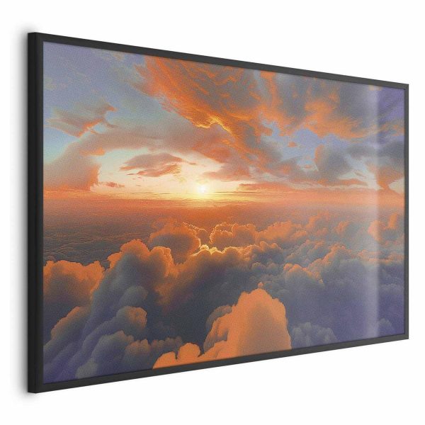 Poster - When Dawn Tickles the Clouds: A Color Show on the Morning Sky