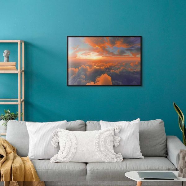 Poster - When Dawn Tickles the Clouds: A Color Show on the Morning Sky