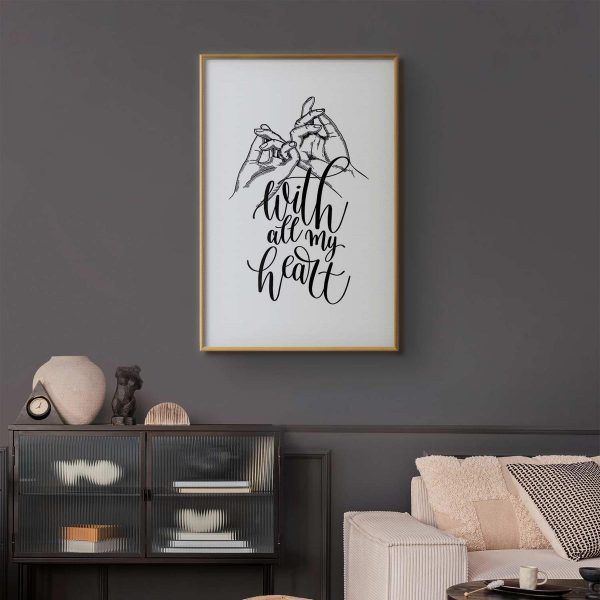 Poster - With All My Heart