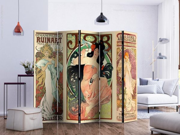 Room Divider - Alphonse Mucha Women's II - Image 3