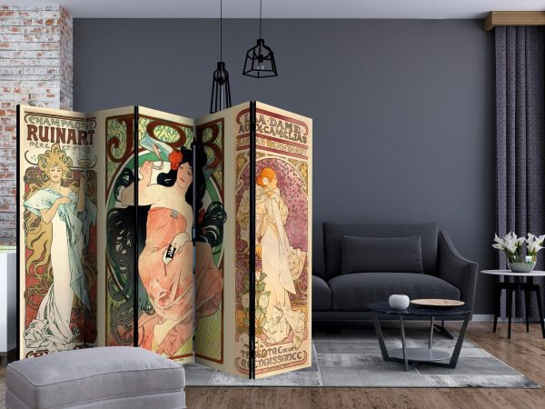 Room Divider - Alphonse Mucha Women's II - Image 2