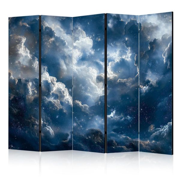Room Divider - Astronomical Wonders: Clouds and Stars in Harmonious Combination