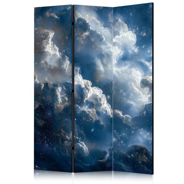 Room Divider - Astronomical Wonders: Clouds and Stars in Harmonious Combination
