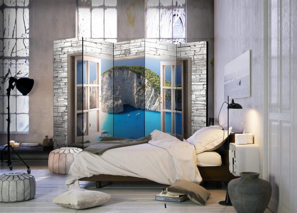Room Divider - Azure Paradise II