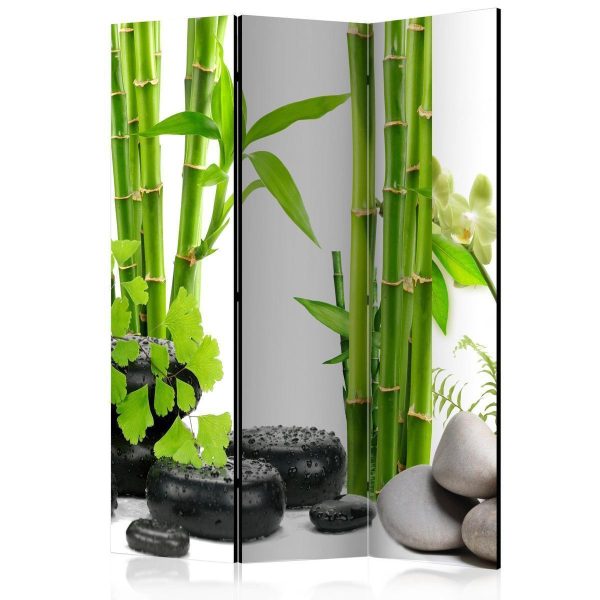 Room Divider - Bamboos and Stones