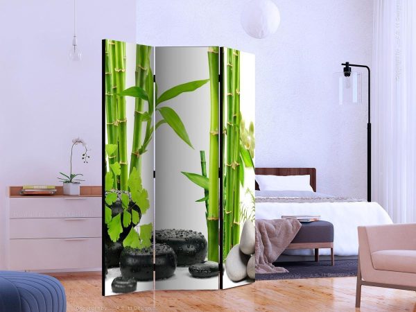 Room Divider - Bamboos and Stones