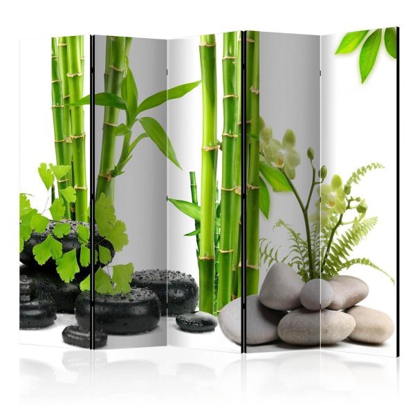 Room Divider - Bamboos and Stones II