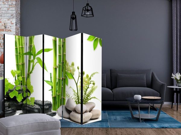 Room Divider - Bamboos and Stones II
