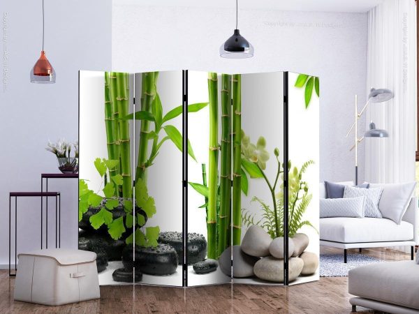 Room Divider - Bamboos and Stones II