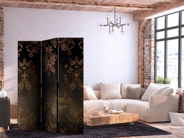 Room Divider - Baroque Ornaments in Patinated Gold and Bronze - Retro Motif - Image 2