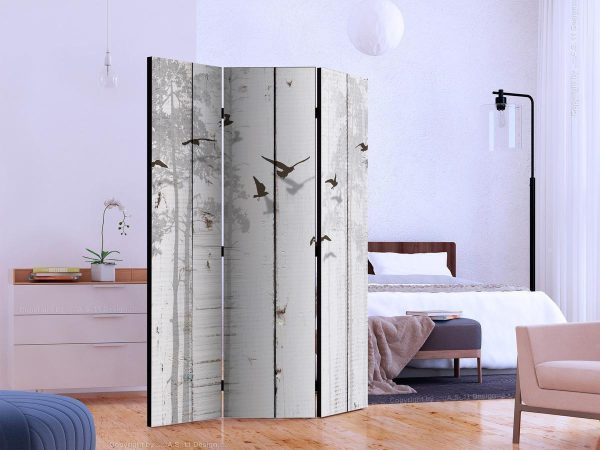Room Divider - Birds on Boards