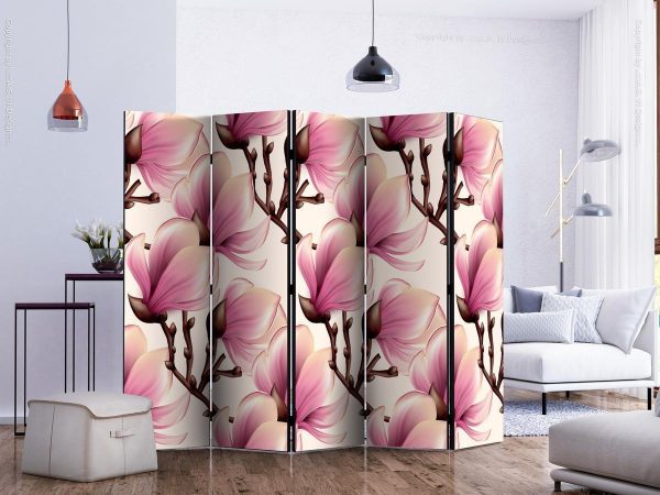 Room Divider - Blooming Magnolias II