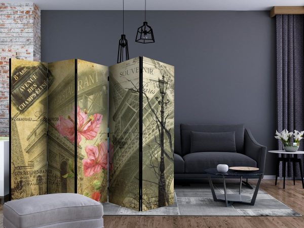 Room Divider - Bonjour Paris! II