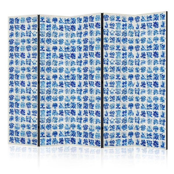 Room Divider - Ceramic Tiles - Traditional Portuguese Blue Tiles Azulejos