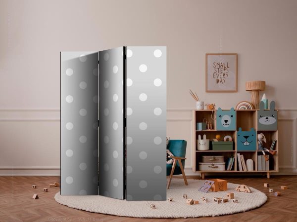 Room Divider - Cheerful polka dots