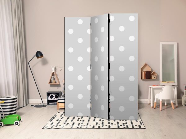 Room Divider - Cheerful polka dots