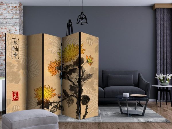 Room Divider - Chrysanthemums II