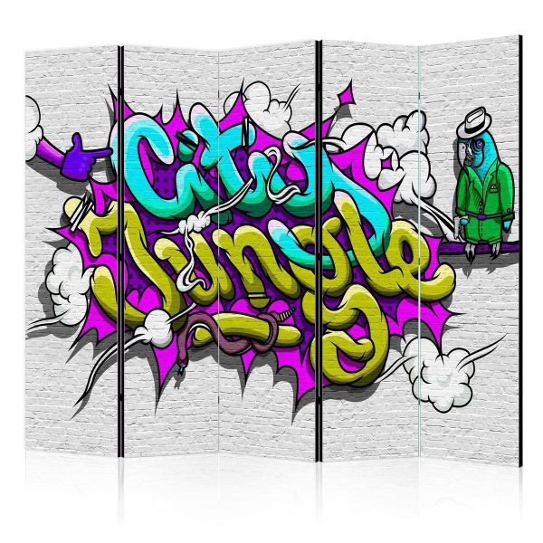 Room Divider - City Jungle - graffiti II