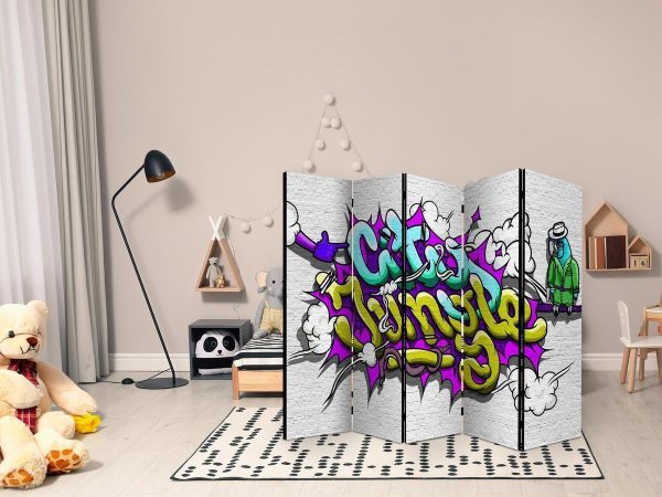 Room Divider - City Jungle - graffiti II