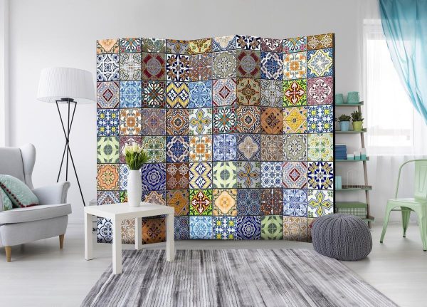 Room Divider - Colorful Mosaic II