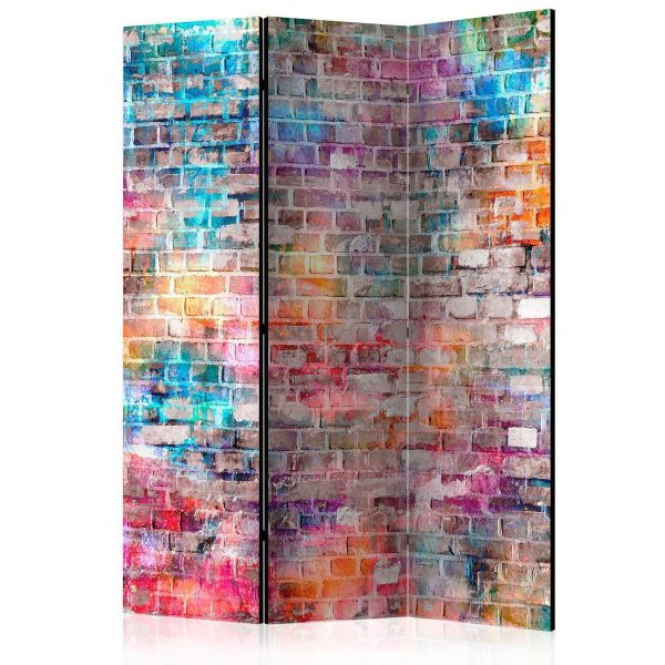 Room Divider - Colourful Brick