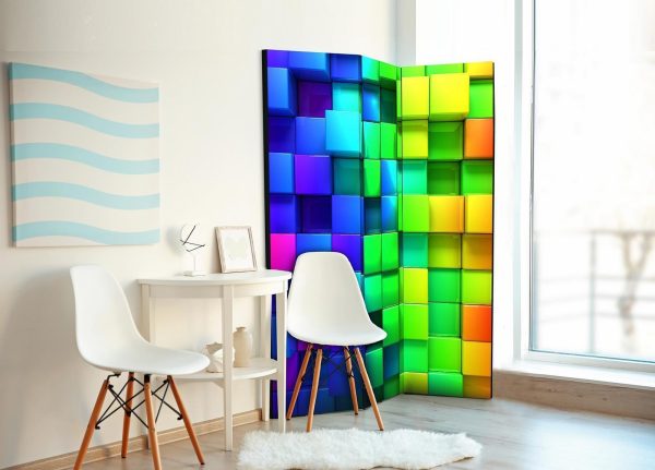 Room Divider - Colourful Cubes - Image 2