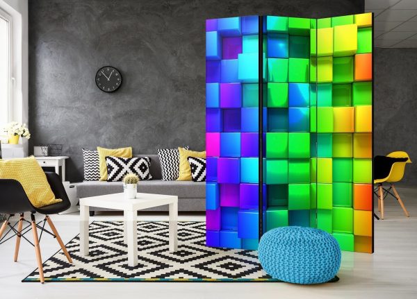 Room Divider - Colourful Cubes - Image 3