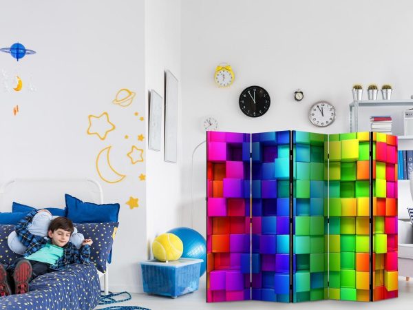 Room Divider - Colourful Cubes II - Image 3