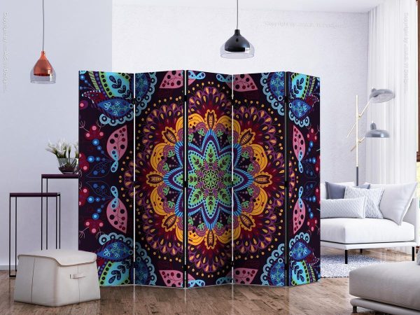 Room Divider - Colourful Kaleidoscope II
