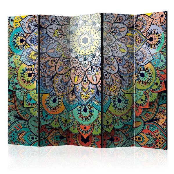 Room Divider - Colourful Stained Glass II