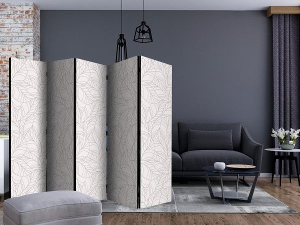 Room Divider - Colourless Leaves II
