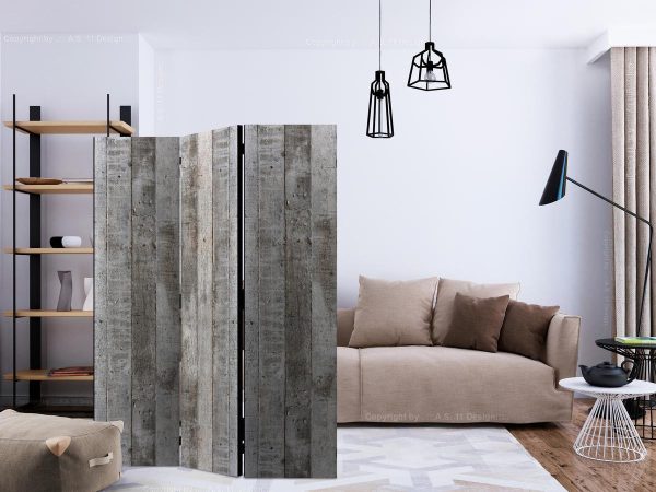 Room Divider - Concrete Timber