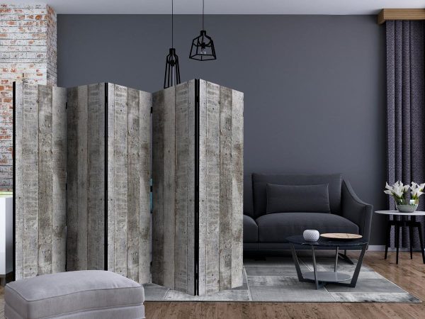 Room Divider - Concrete Timber II
