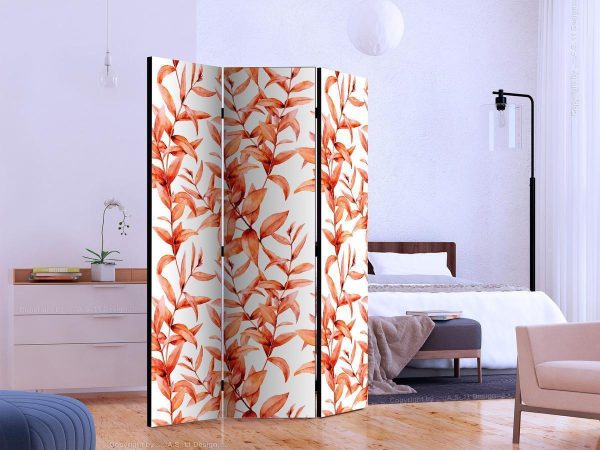 Room Divider - Coral Leaves