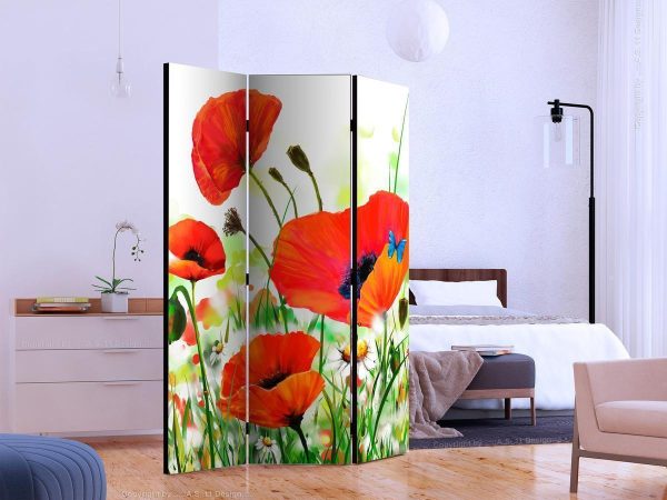 Room Divider - Country poppies