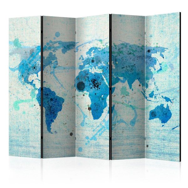 Room Divider - Cruising and sailing - The World map II