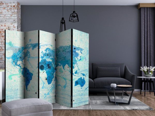 Room Divider - Cruising and sailing - The World map II