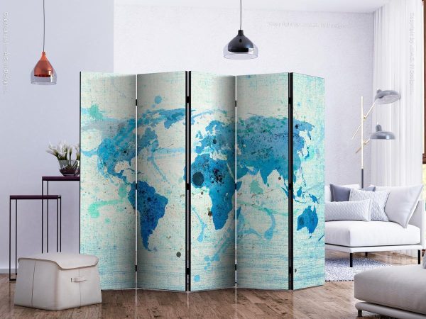 Room Divider - Cruising and sailing - The World map II