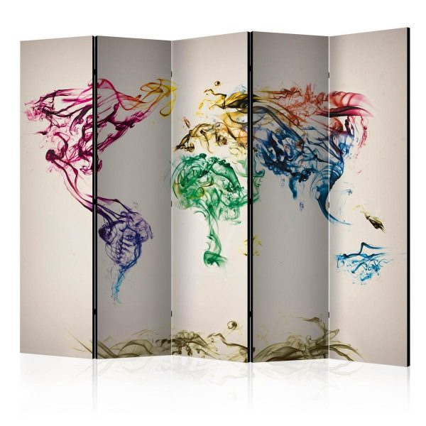 Room Divider - Dancing smoke trails II