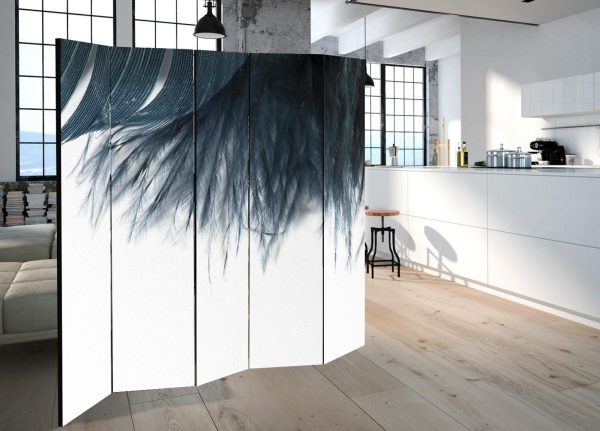 Room Divider - Dark Blue Feather II - Image 2
