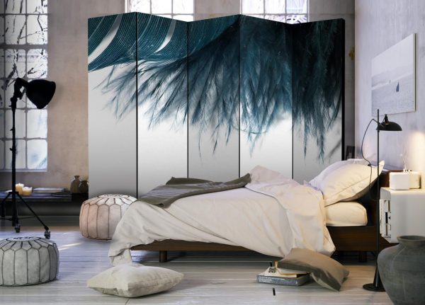 Room Divider - Dark Blue Feather II - Image 3