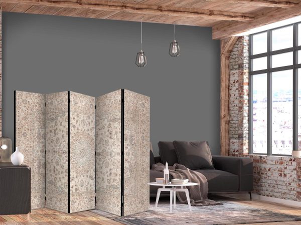 Room Divider - Desert Nights - Ornamented Persian Carpet in Muted Colors - Image 2
