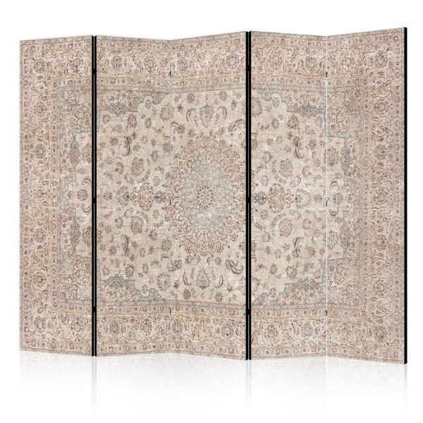 Room Divider - Desert Nights - Ornamented Persian Carpet in Muted Colors