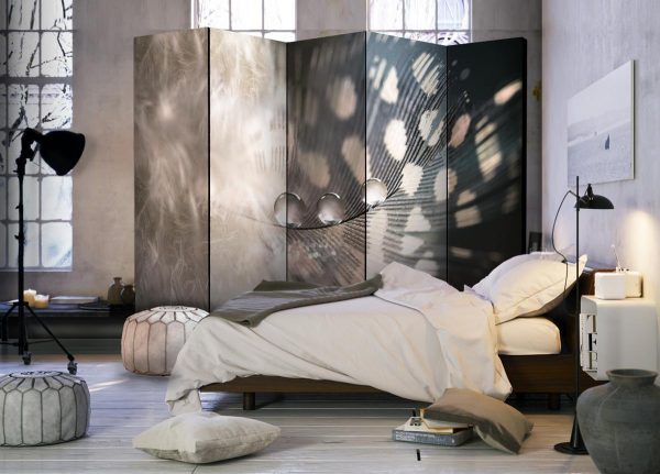 Room Divider - Elegant Feather II