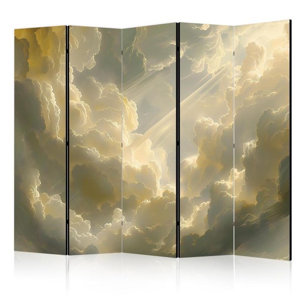 Room Divider - Enchanting Play of Colors Against the Clouds