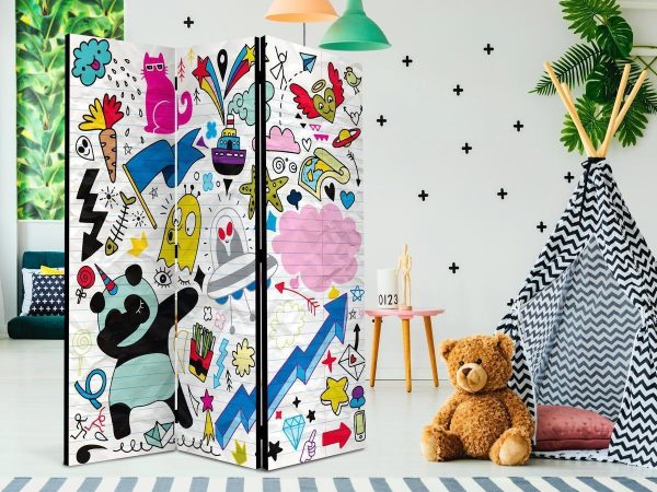 Room Divider - Energetic Panda